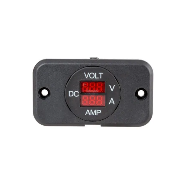 29mm Panel Mount Volt & Ammeter (7-33V/0-25A)