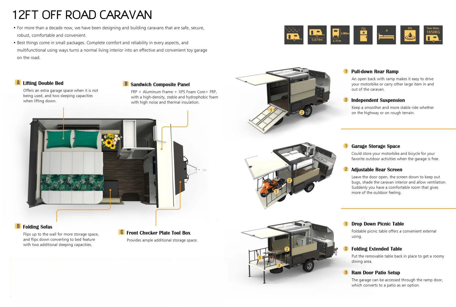 4 Berth Off-Roading Overland Expedition Caravan