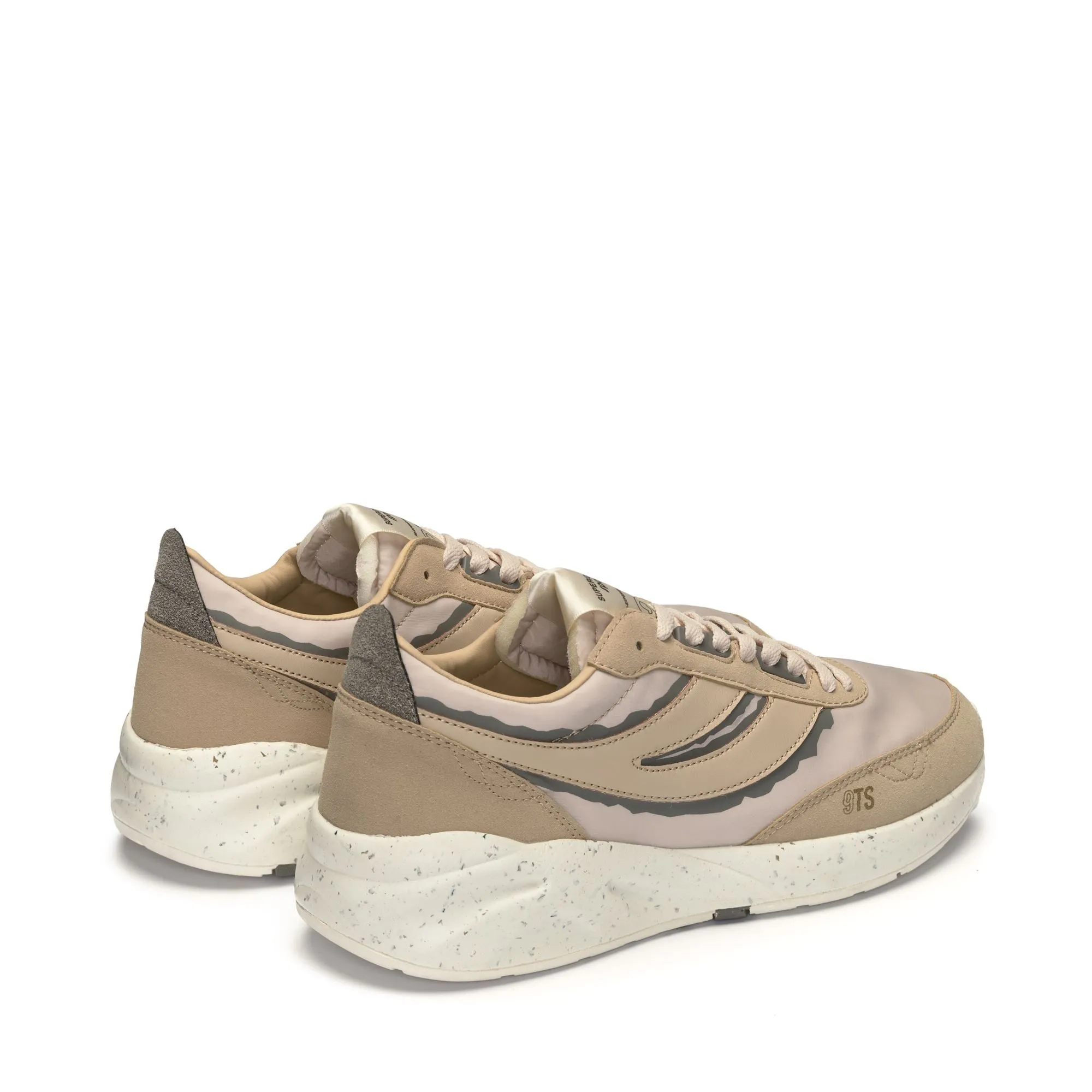 4089 TRAINING 9TS SLIM NYLON RIPPED - Laced Shoes - Low Cut - Unisex - BEIGE-GREY MD-BEIGE LT