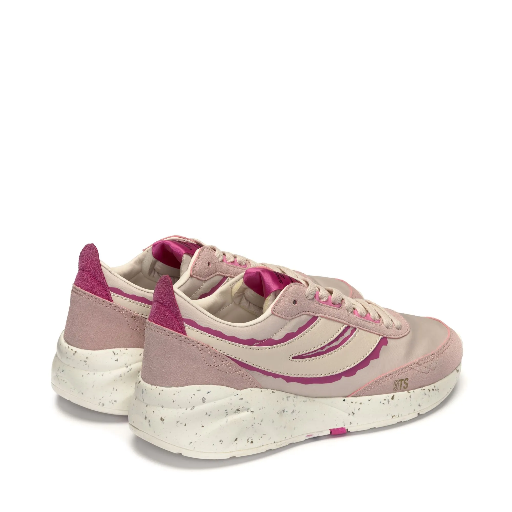 4089 TRAINING 9TS SLIM NYLON RIPPED - Laced Shoes - Low Cut - Unisex - PINK ISH-PINK FUCHSIA-BEIGE LT