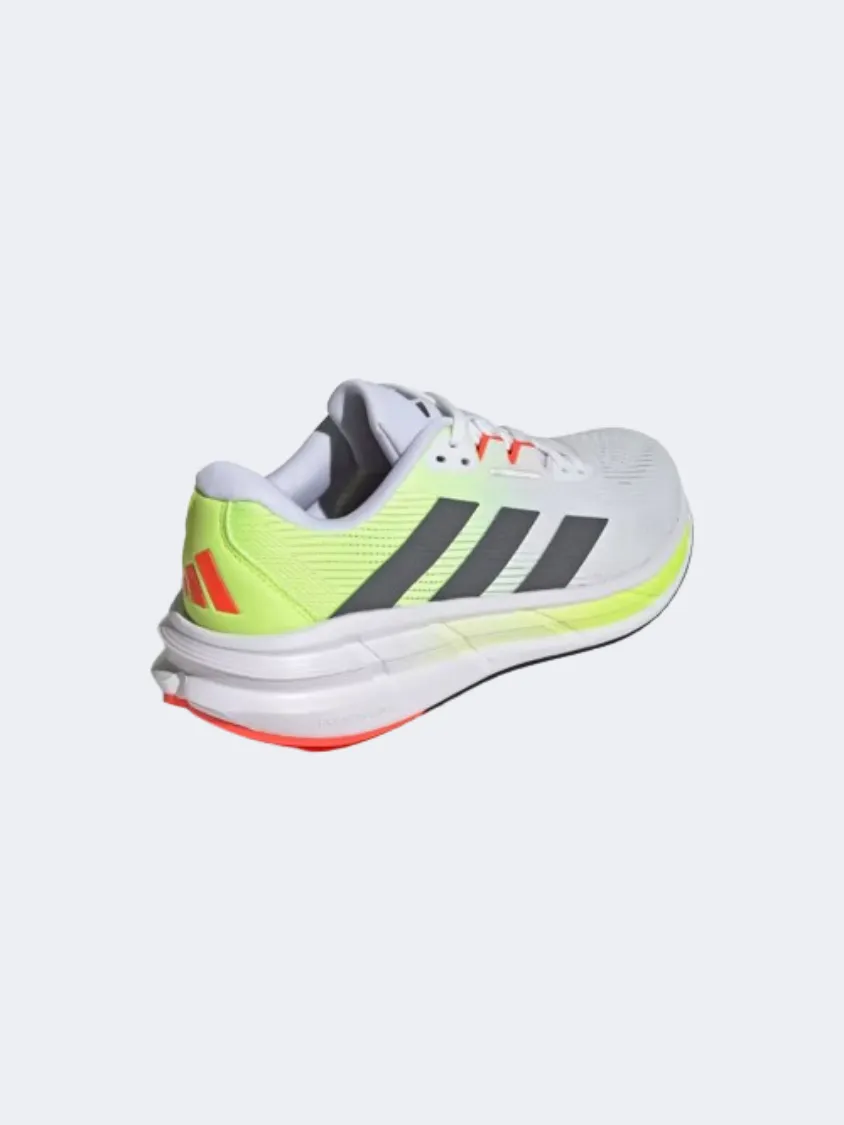 Adidas Questar 3 Men Running Shoes White/Grey/Lemon