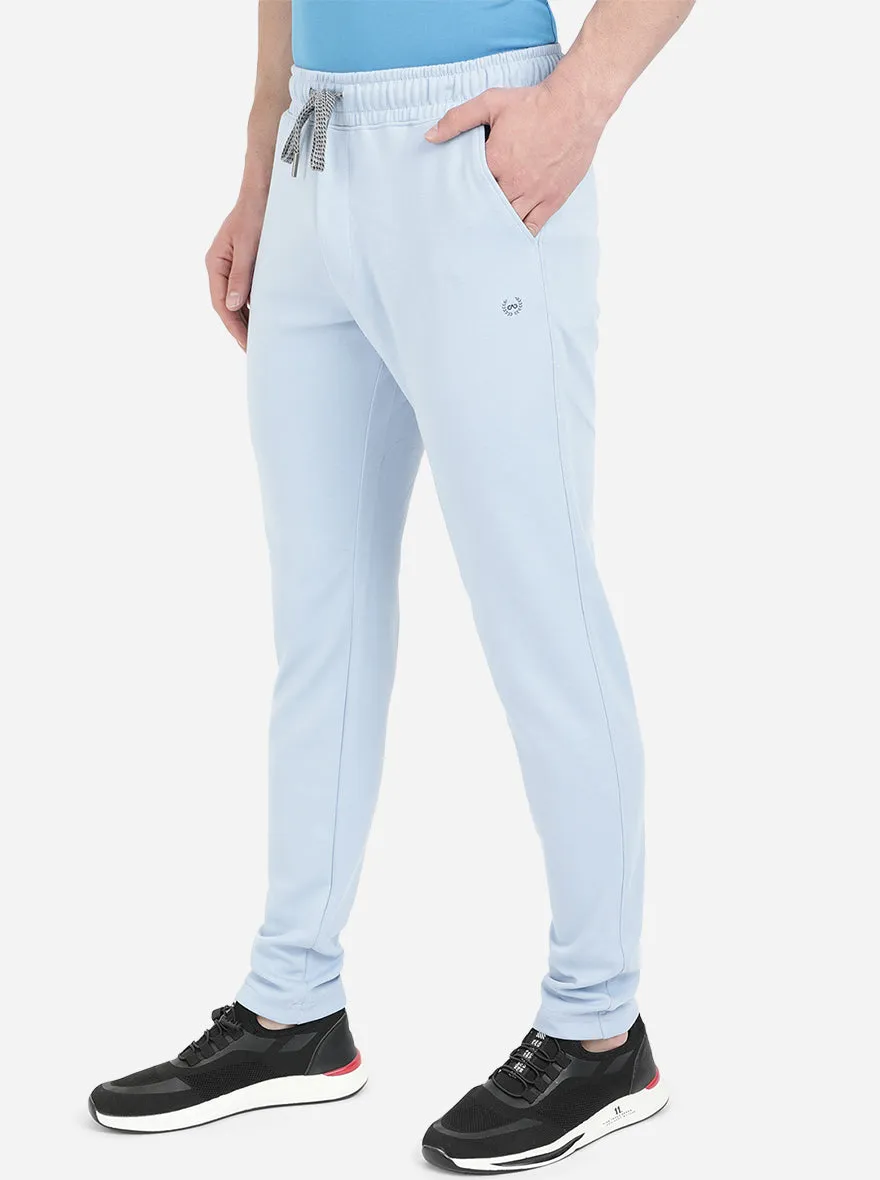 Air Force Blue Solid Regular Fit Track Pant | JadeBlue