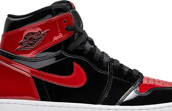 Air Jordan 1 Retro High OG 'Patent Bred' Sneakers for Men