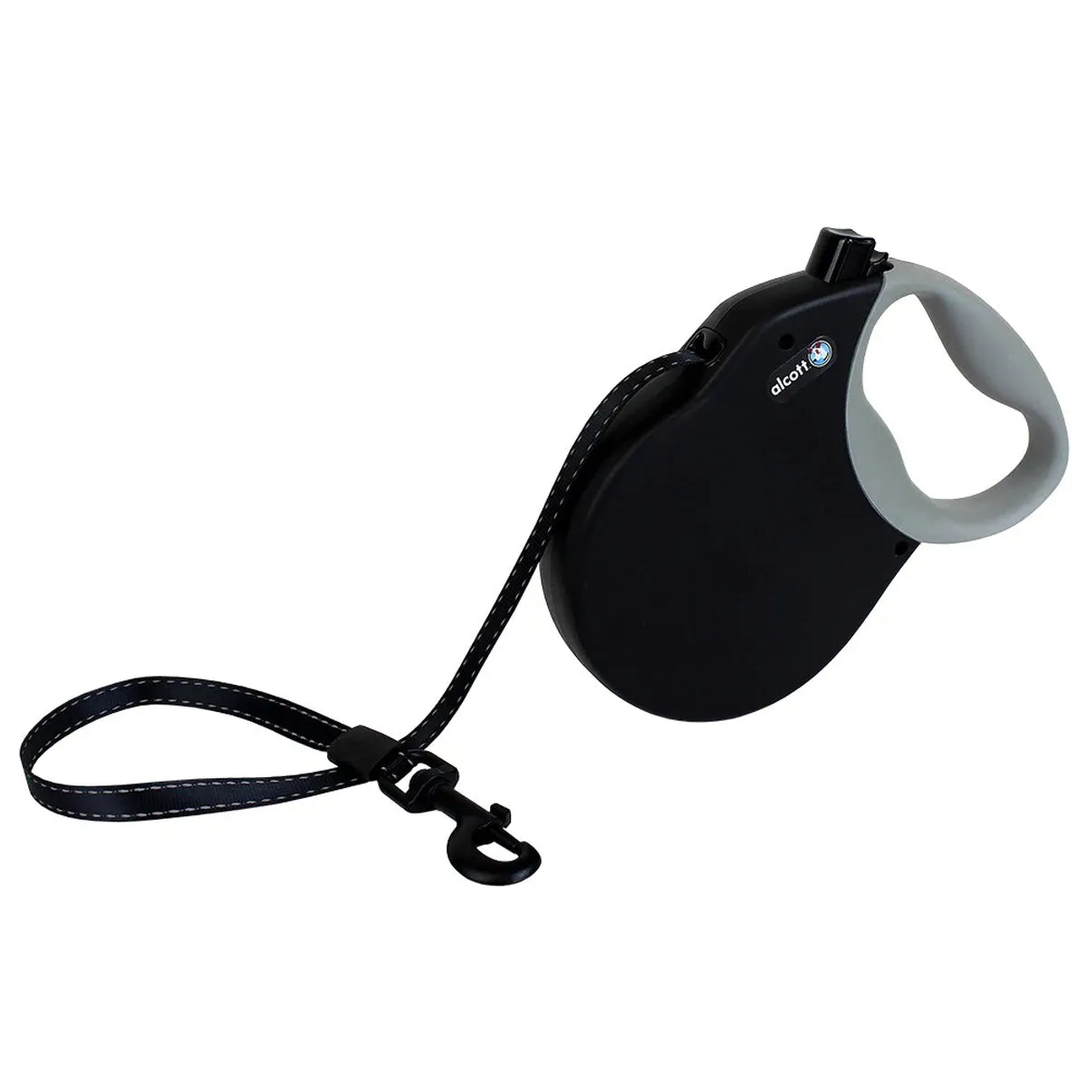 Alcott Expedition Retractable Dog Leash Small/Medium Black