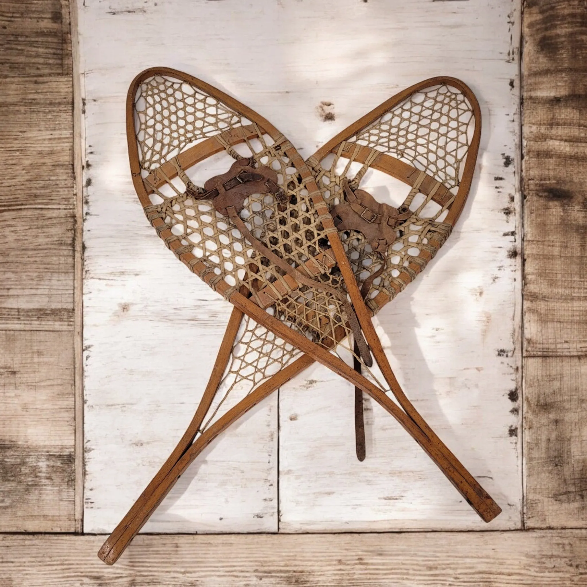 Antique Native Made Snow Shoes