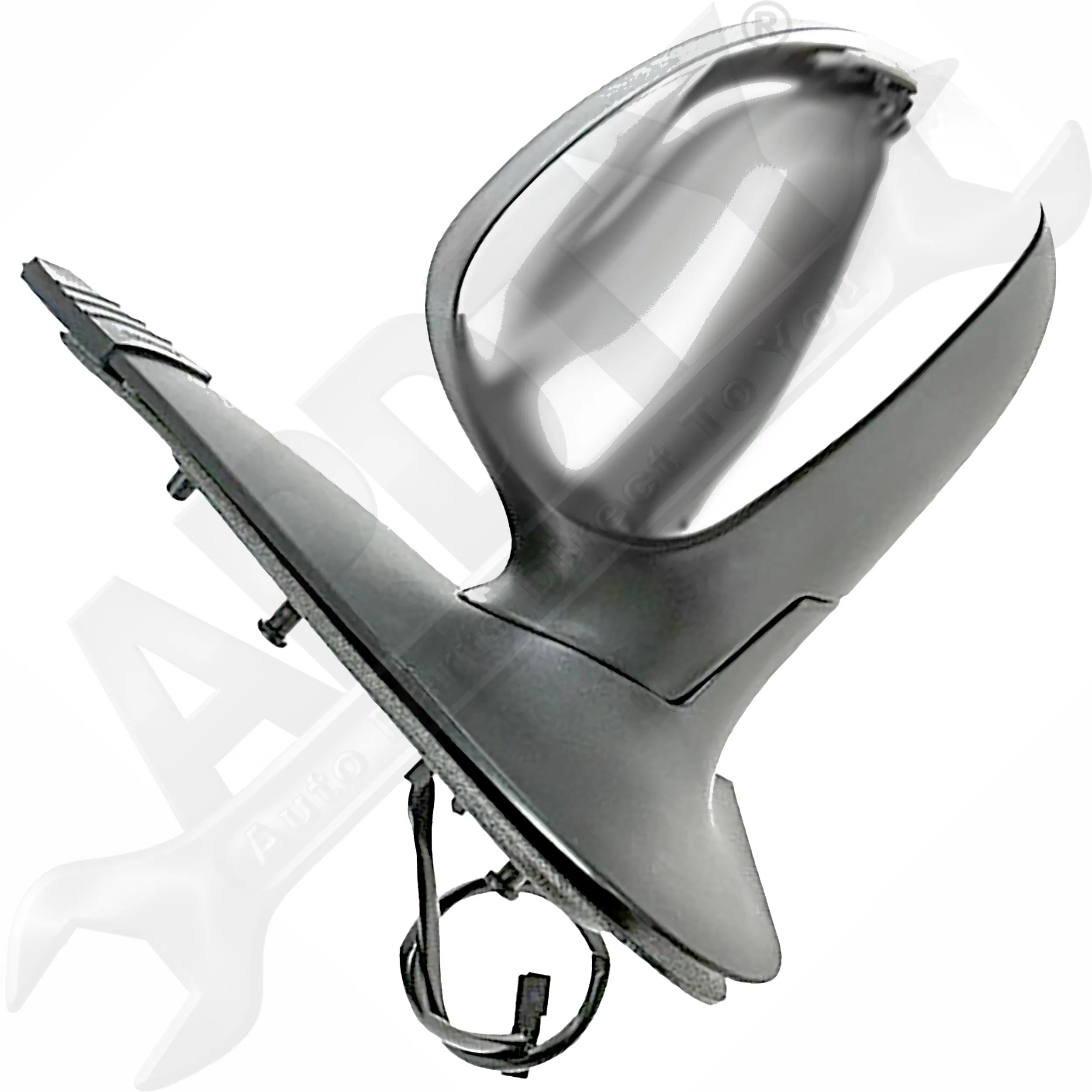 APDTY 066137 Side View Mirror - Left , Power, Chrome