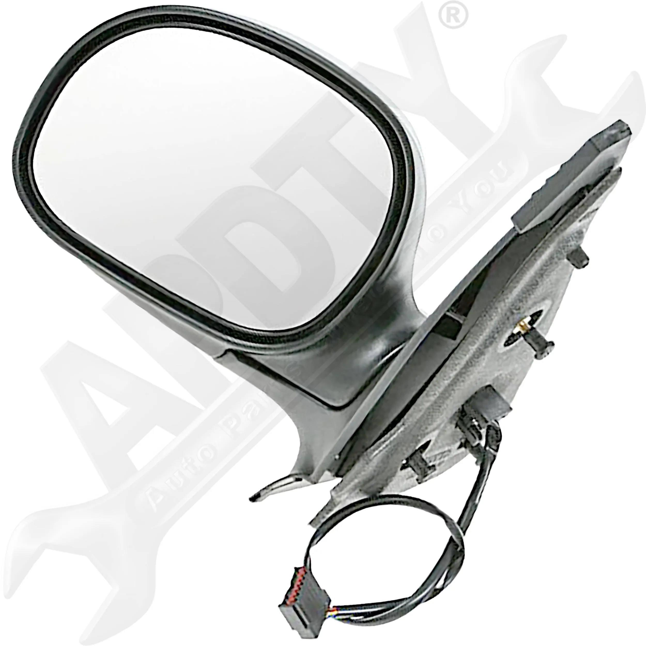 APDTY 066137 Side View Mirror - Left , Power, Chrome