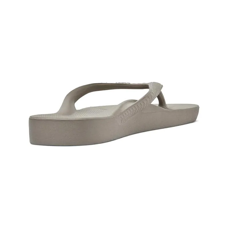 Archies Taupe Arch Support Thongs