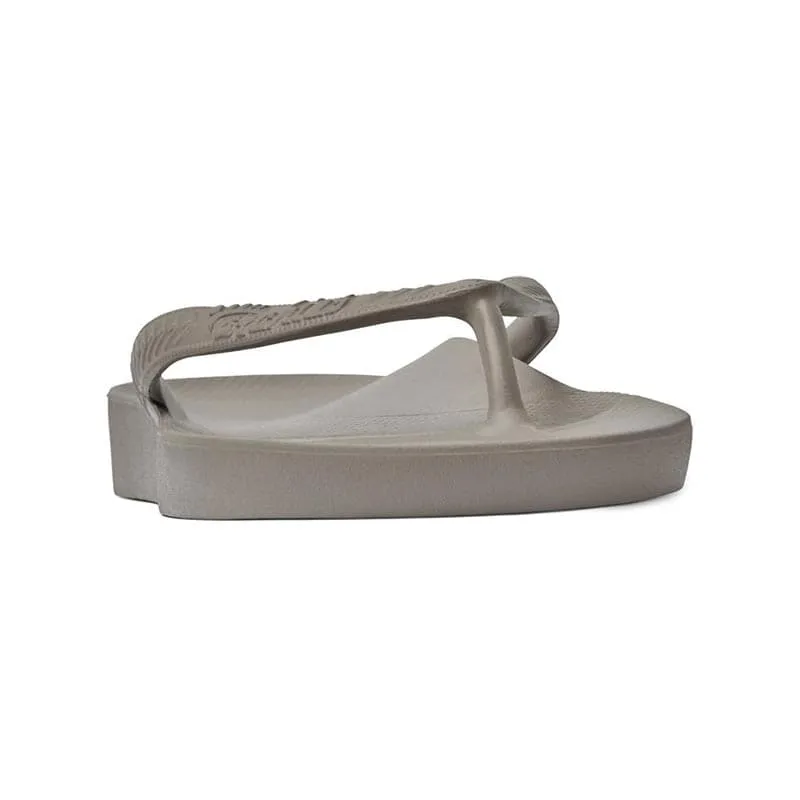 Archies Taupe Arch Support Thongs