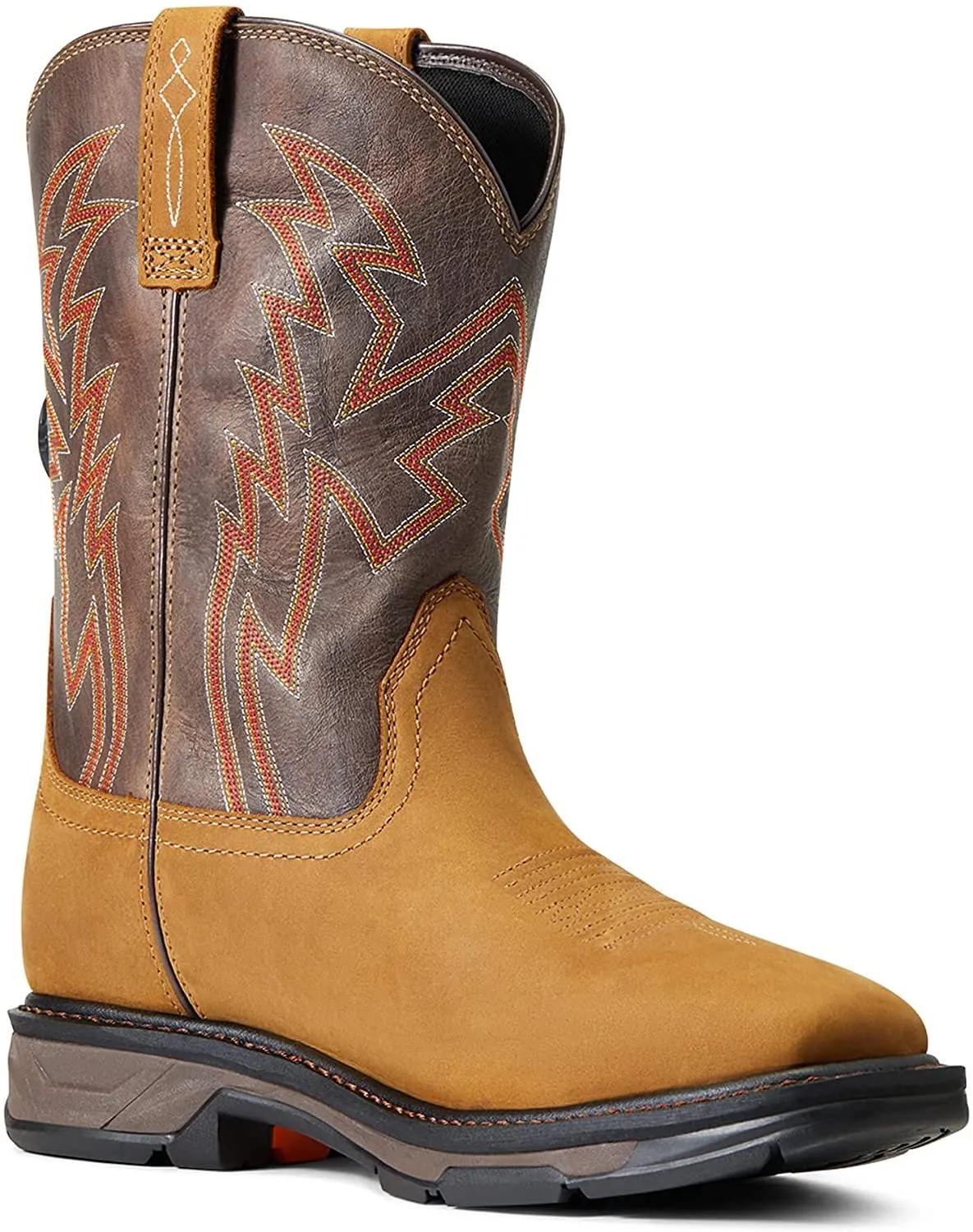 Ariat Men's WorkHog XT BOA Waterproof Work Boot, Aged Bark Brown