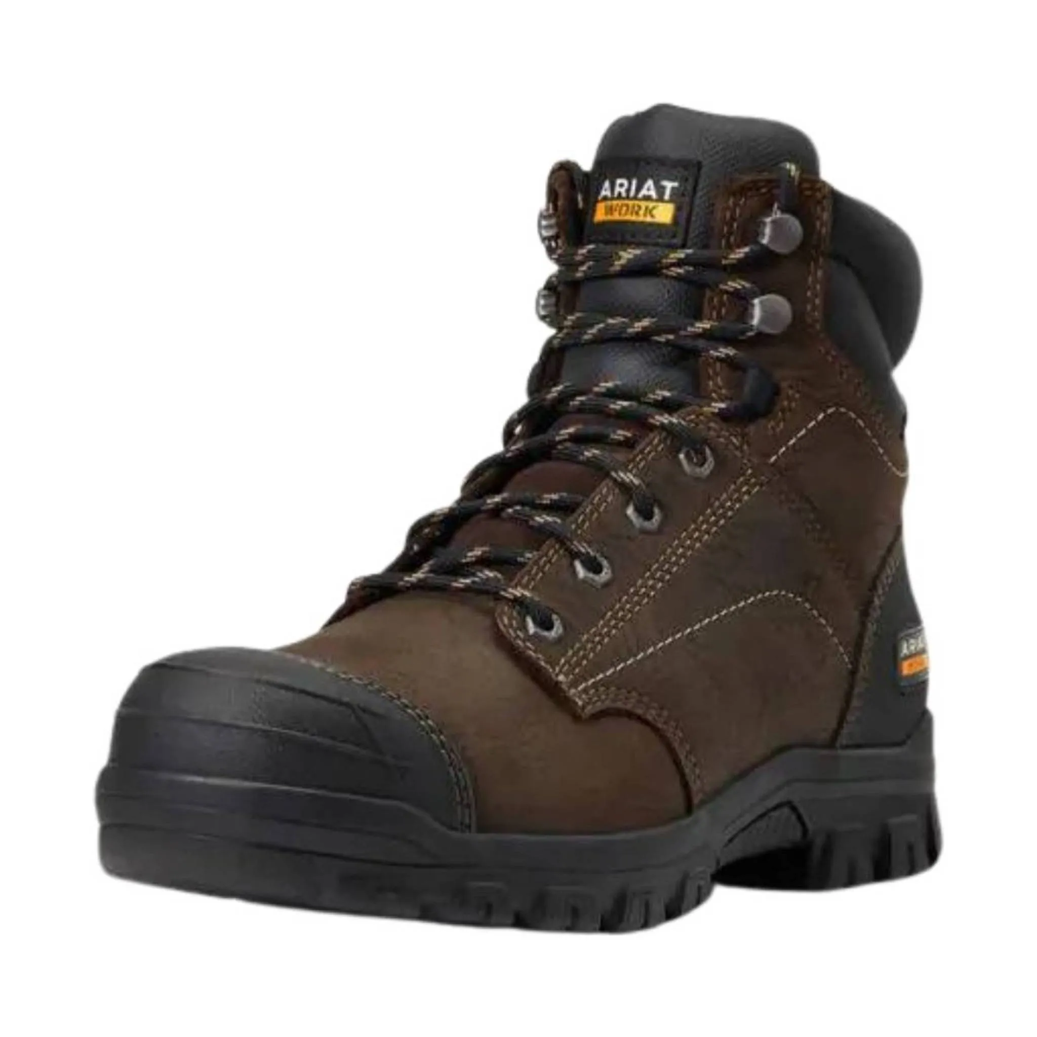 Ariat Women's Treadfast 6in Waterproof Steel Toe Work Boot - Dark Brown