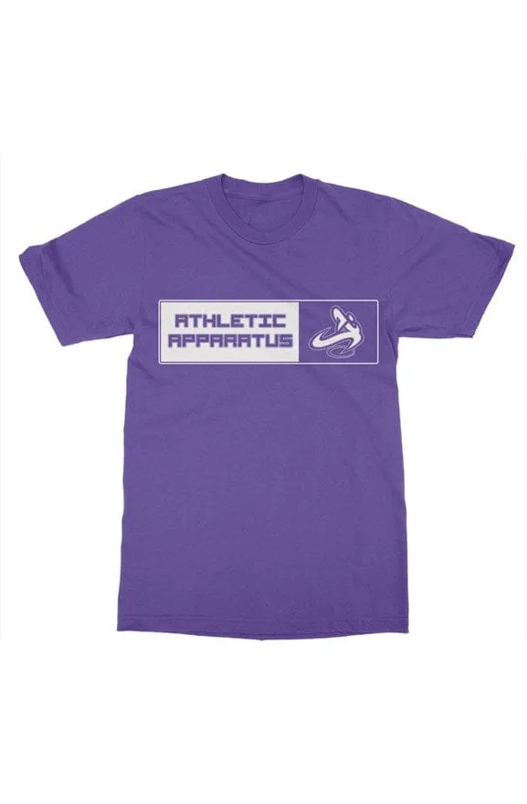 athletic apparatus purple mens t shirt