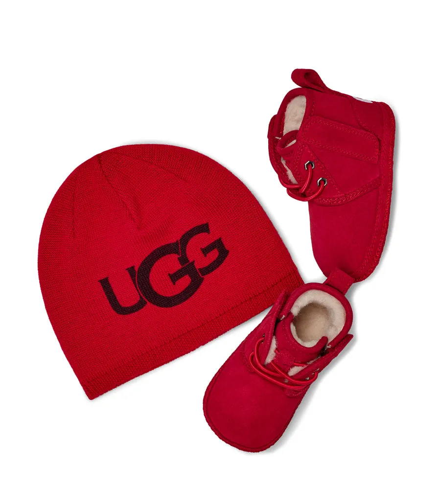 Baby Neumel & Beanie in Samba Red by UGG