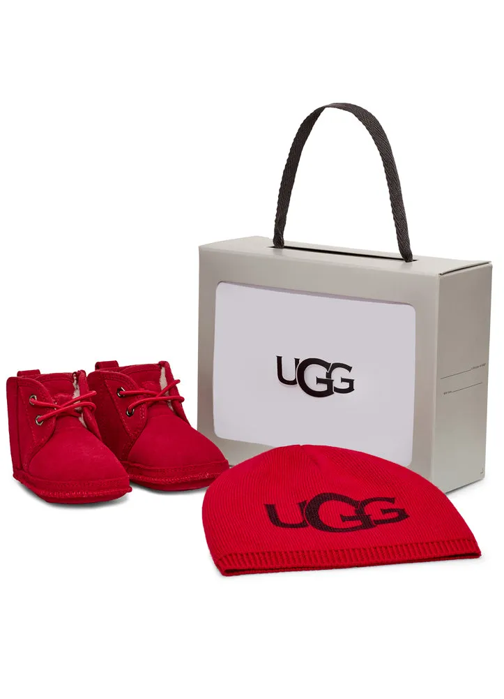 Baby Neumel & Beanie in Samba Red by UGG