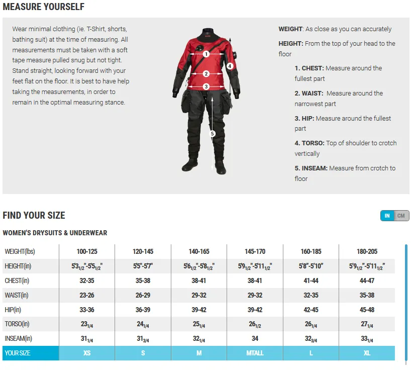 Bare Expedition HD2 Tech Dry Drysuit (Women's)