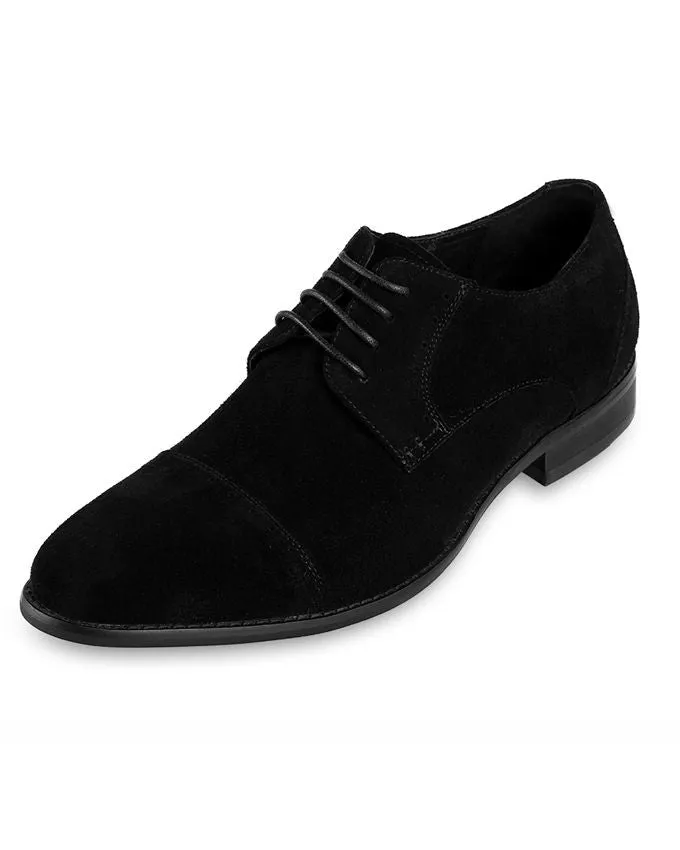 Black Suede Lace up detail shoes for men