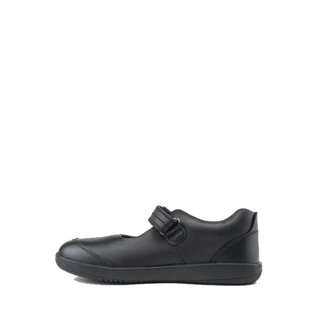 Bobux Kid  Black School Leather Shoe Quest Mary Jane