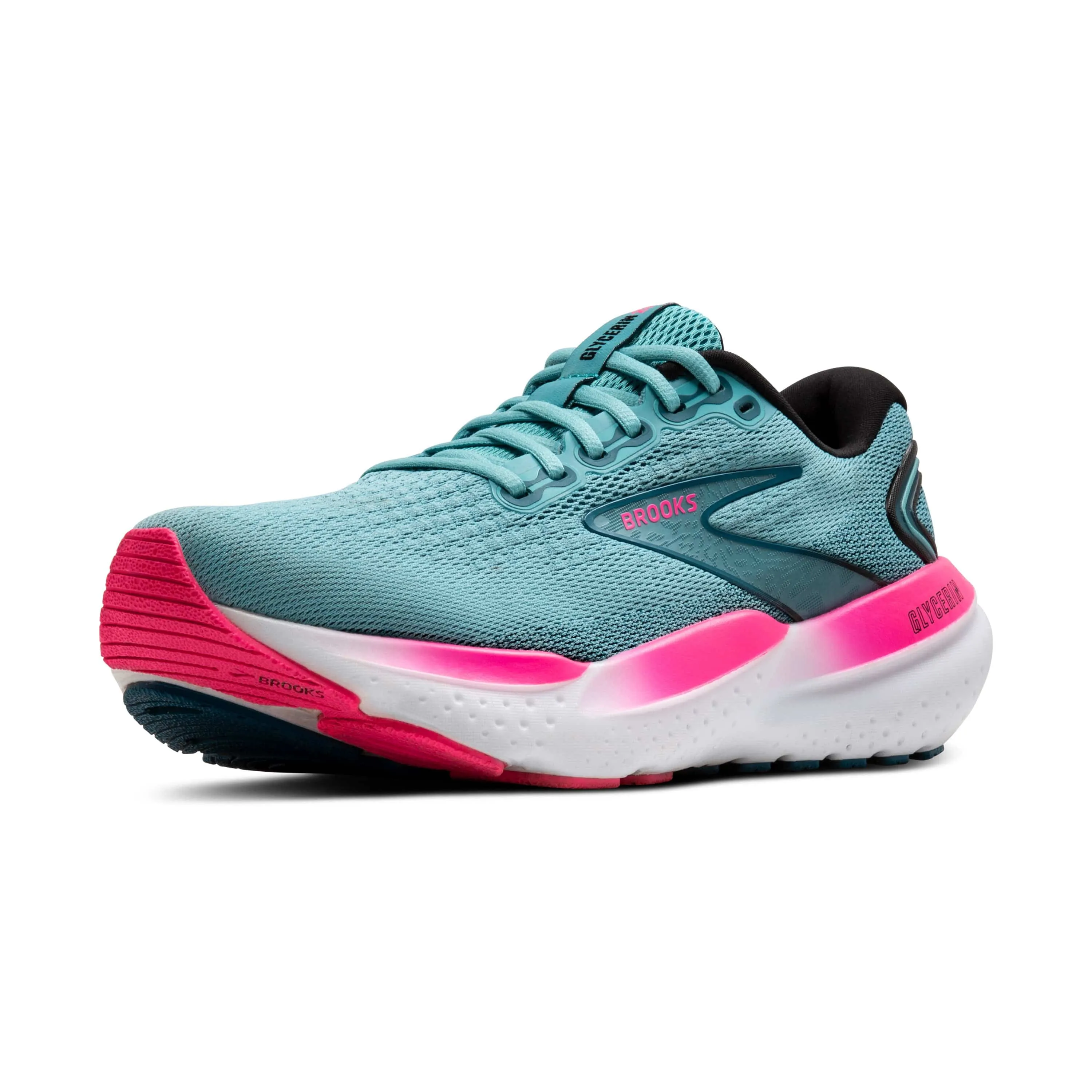 Brooks Glycerin 21 Women's Running Shoes AW24 Moroccan Blue/Aqua/Pink