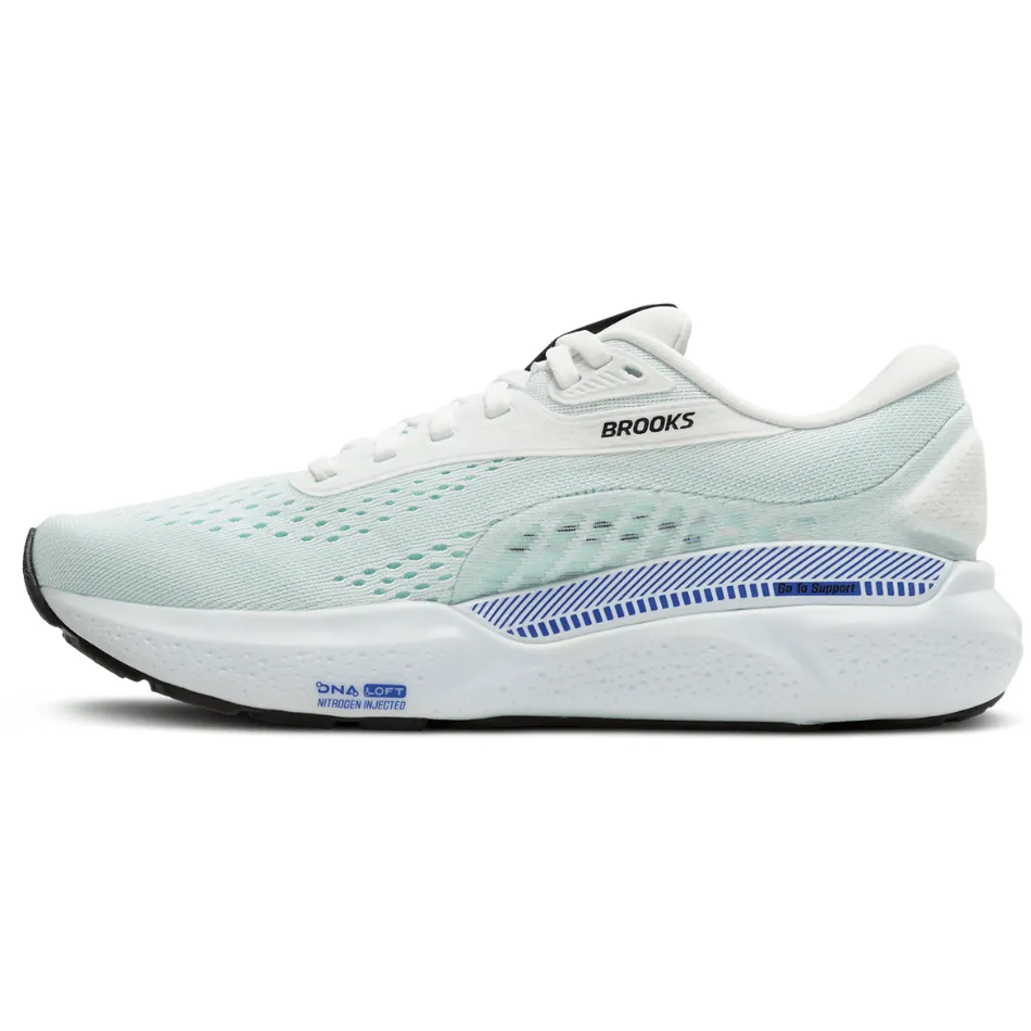 Brooks Women's Adrenaline GTS 24 Running Shoes in White/Limpet Shell/Amparo SS25