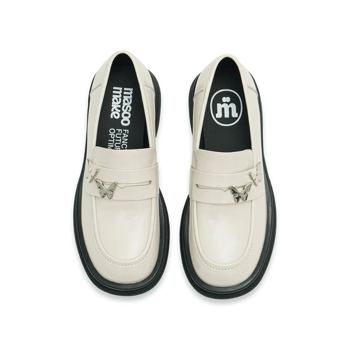 Butterfly Flat British-Style Loafers