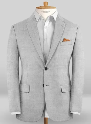 Caccioppoli Sun Dream Anzola Light Gray Wool Silk Jacket