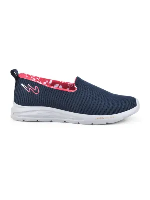 CAMP-FLYWALK Navy Women's Slip-ons