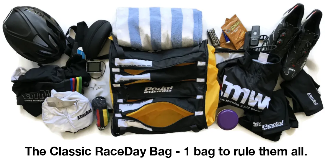 CQUAD.com Cycling Team 2022 RACEDAY BAG™