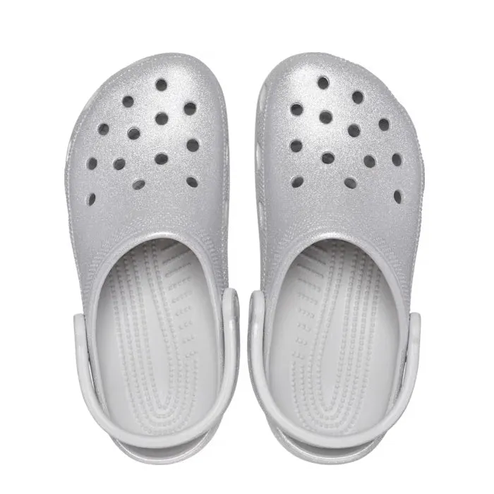 Crocs - Classic Clog Adults Silver Glitter