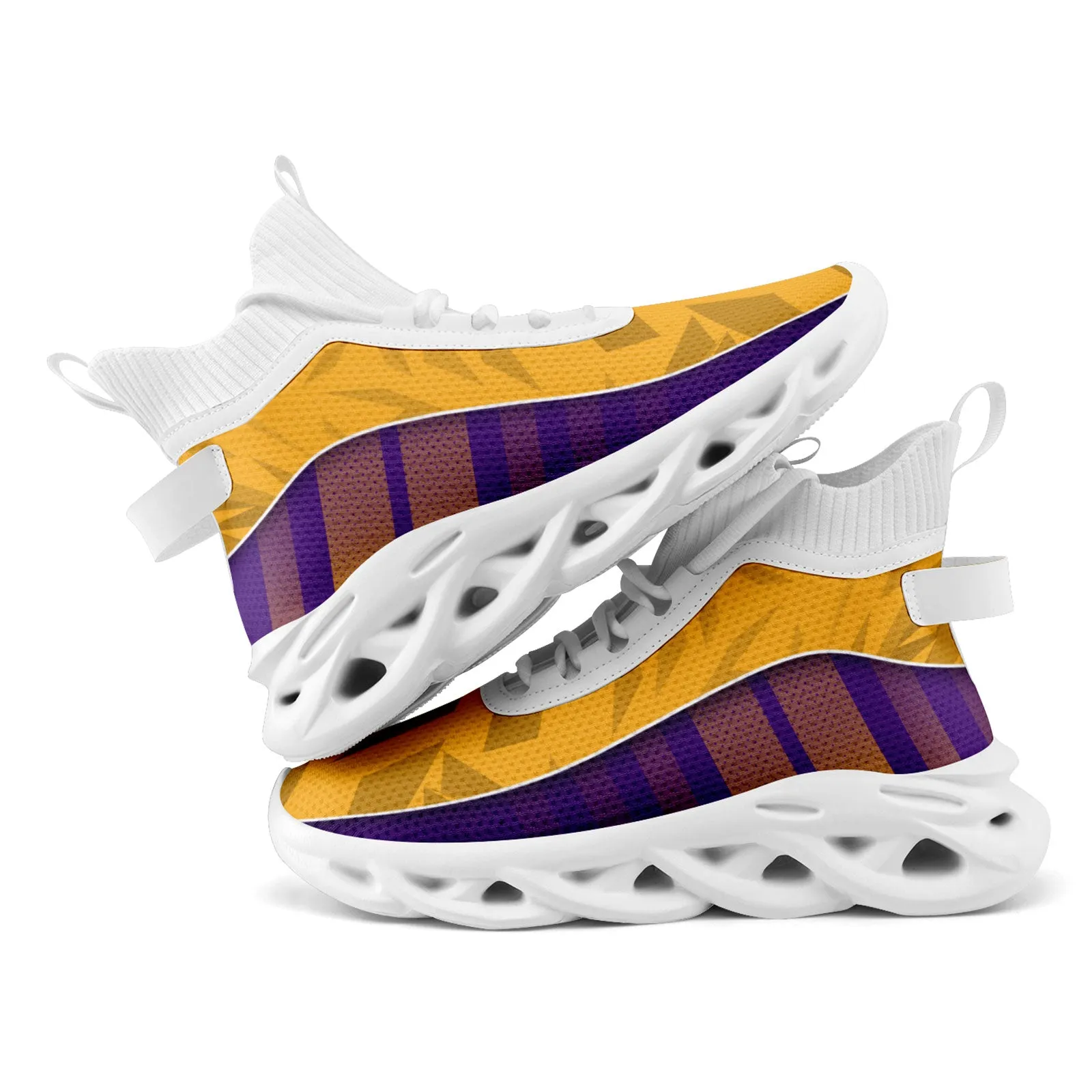 Custom Purple Yellow Maxsoul Shoes Personalized Sneaker FN029A-D020158-4