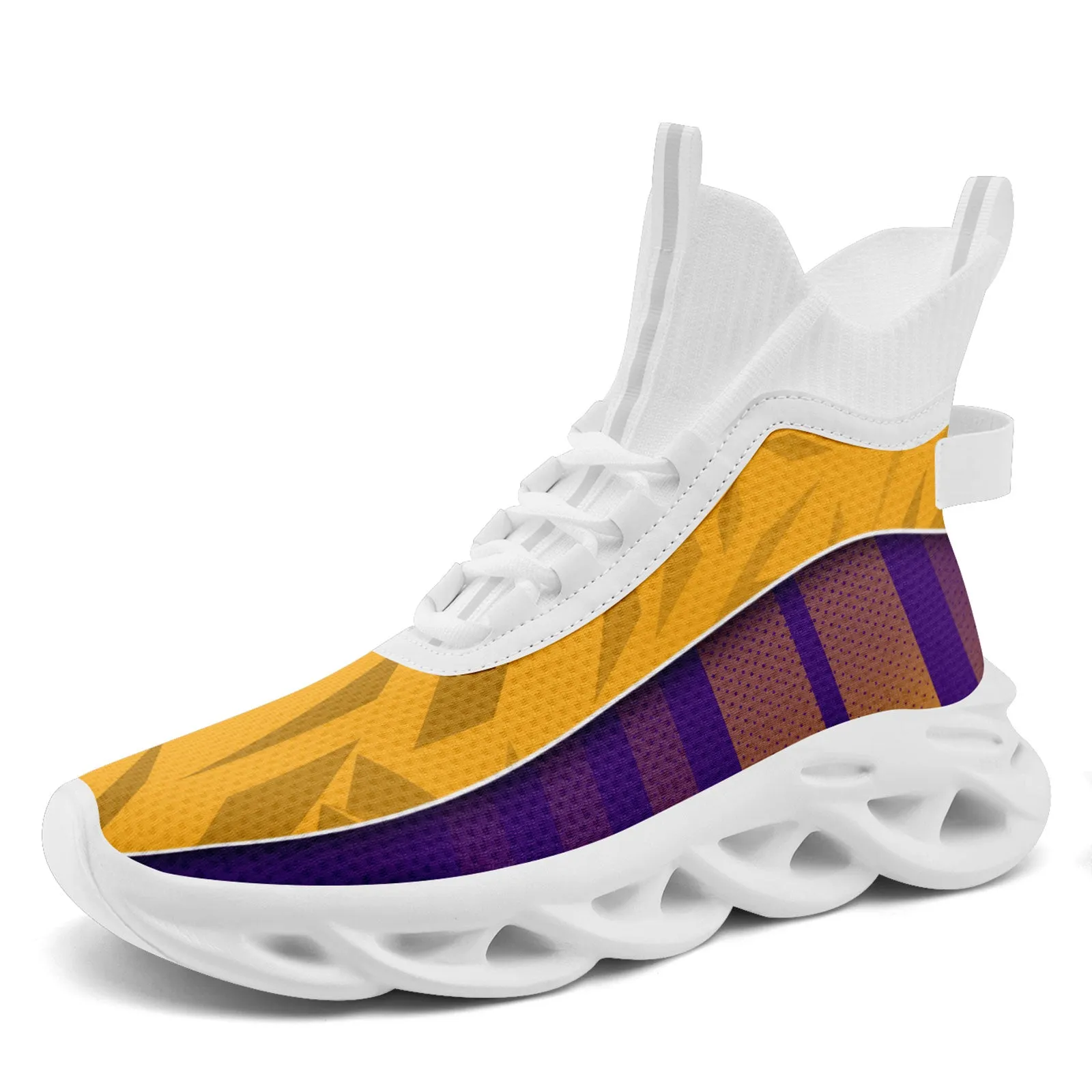 Custom Purple Yellow Maxsoul Shoes Personalized Sneaker FN029A-D020158-4