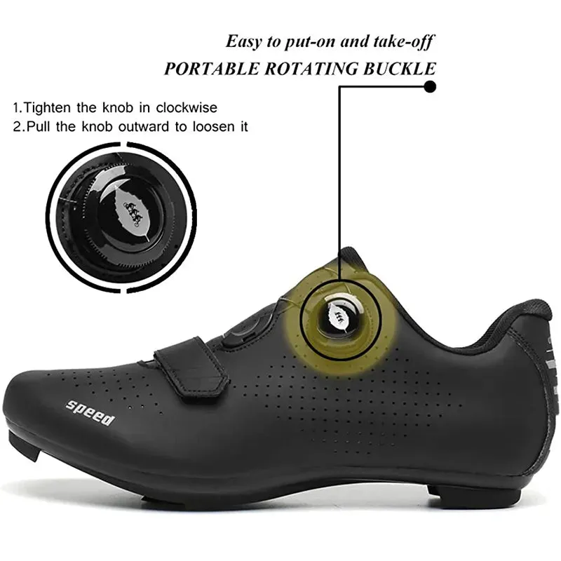 Cycling Shoes MTB Men Self-Locking Road Bike Shoes Speed Sneakers Racing Riding Boots Women SPD Pedal Mountain Bicycle Footwear