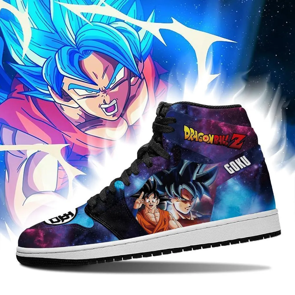 DBZ Goku Sneakers Custom Galaxy Dragon Ball Shoes