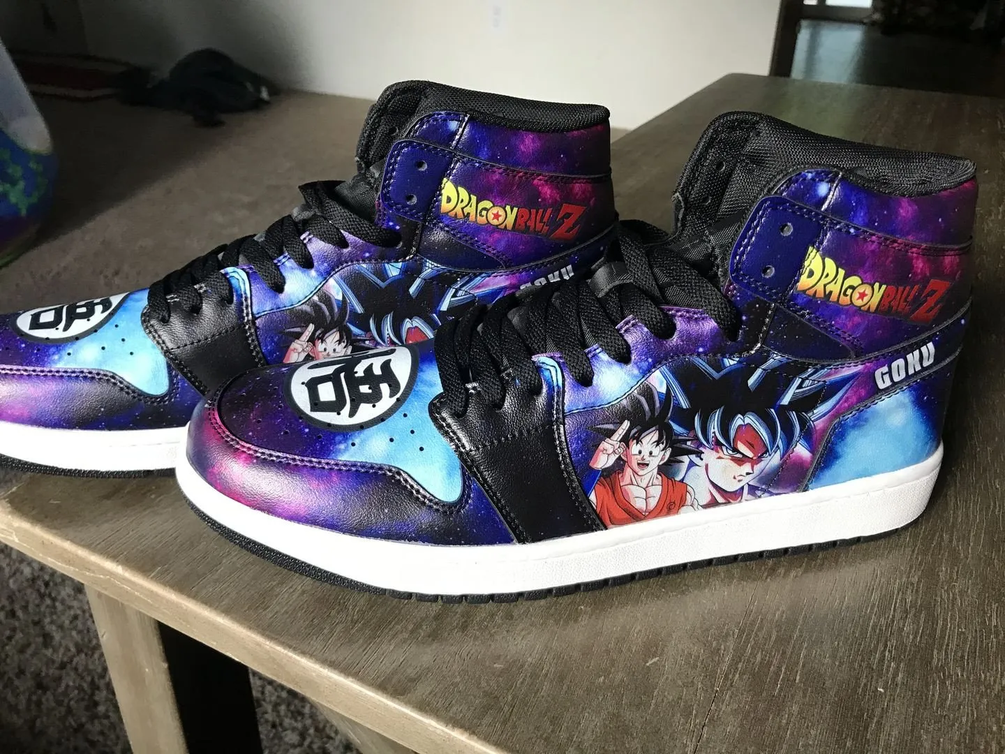 DBZ Goku Sneakers Custom Galaxy Dragon Ball Shoes