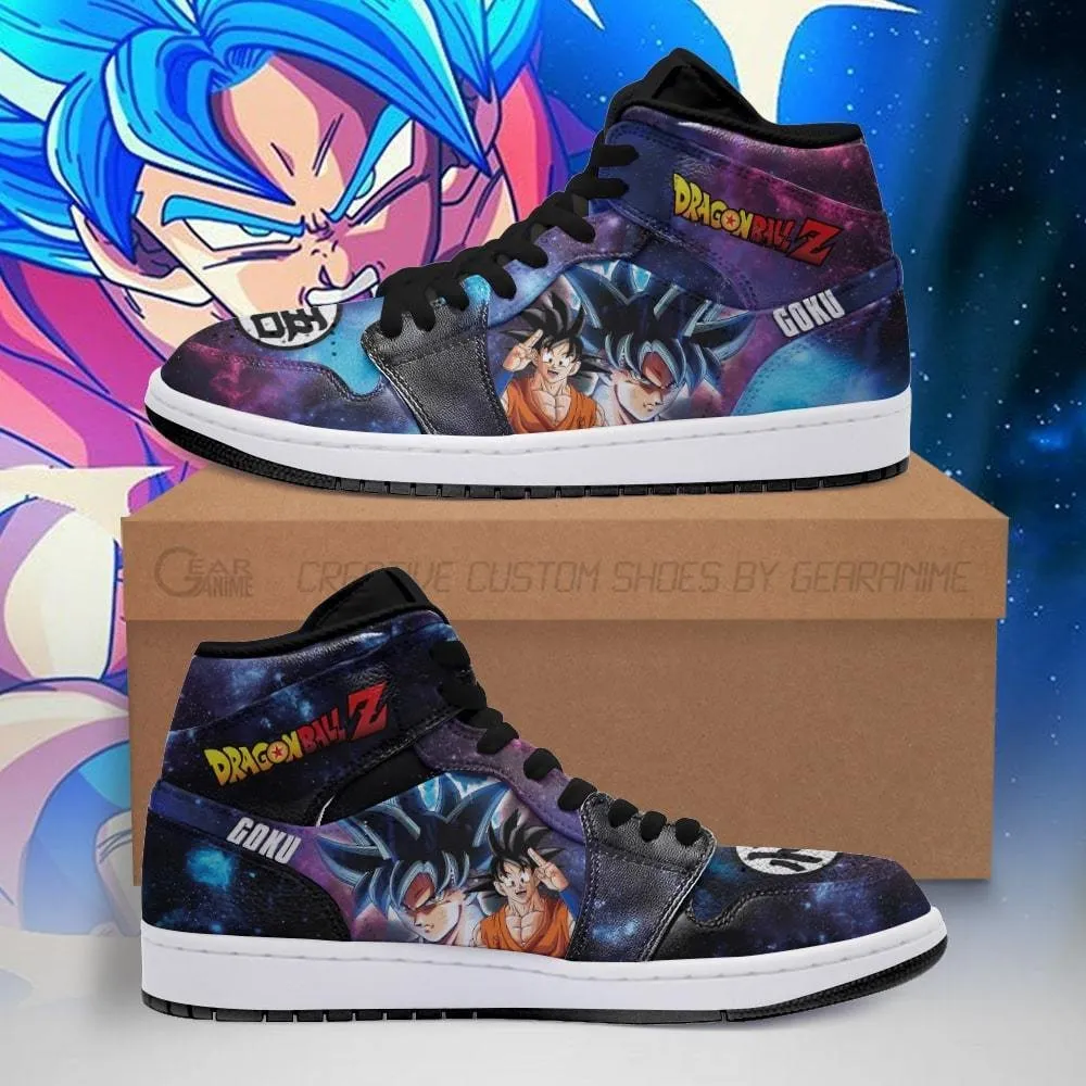 DBZ Goku Sneakers Custom Galaxy Dragon Ball Shoes