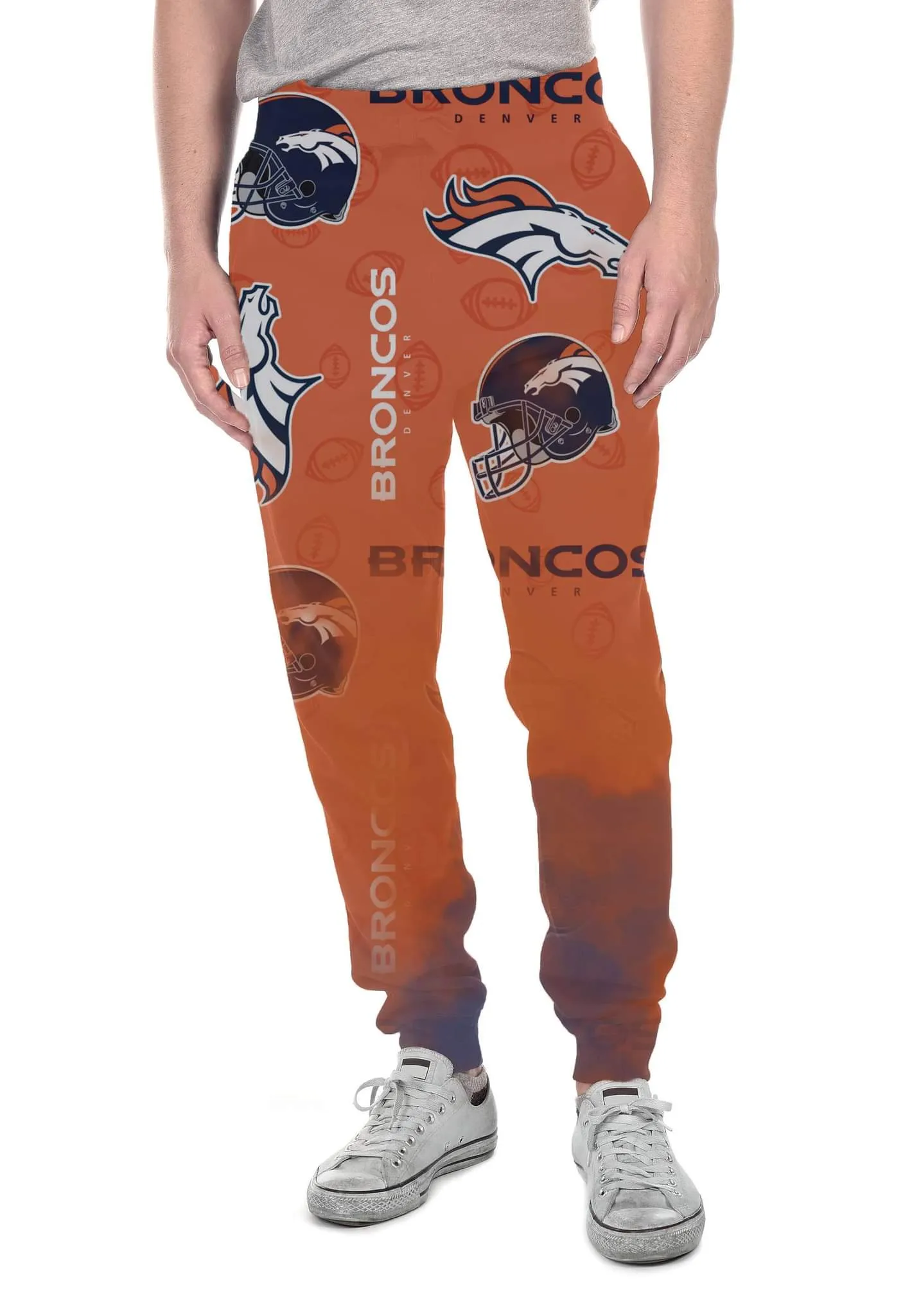 Denver Football Smoke Print Leggings and Unisex Joggers