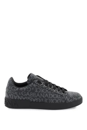 Dolce & gabbana portofino jacquard sneakers