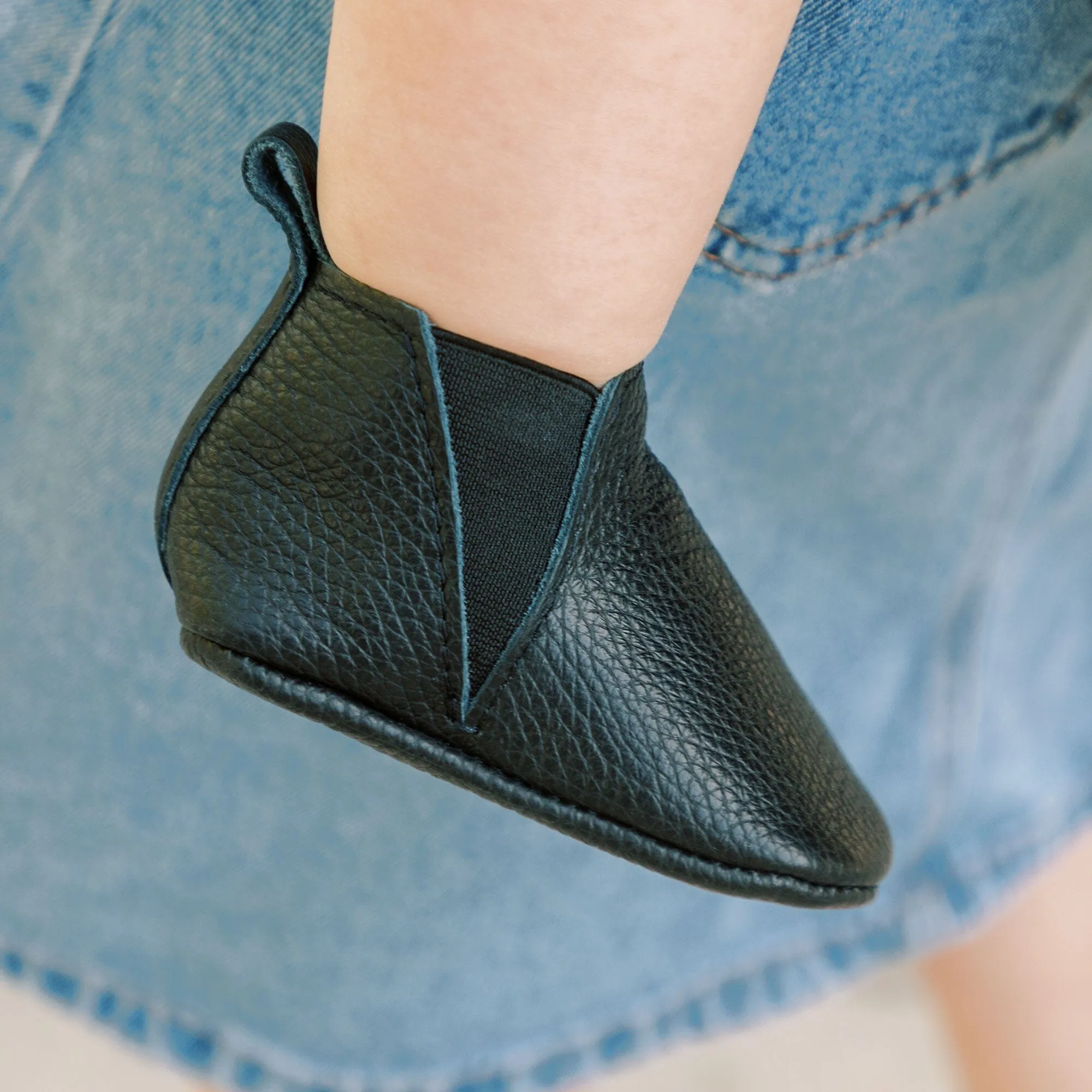 Ebony Chelsea Boot Baby Shoe