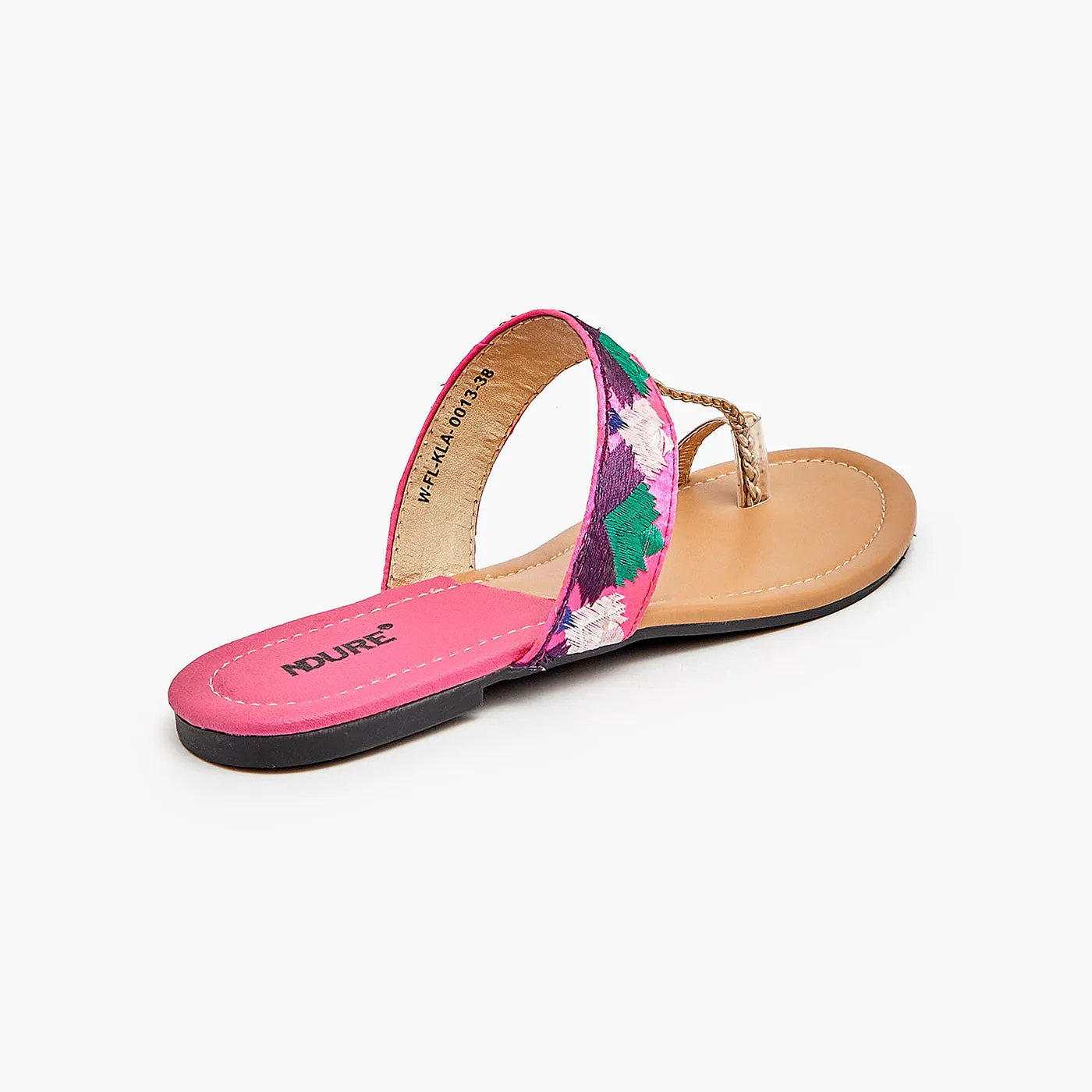 Embroidered Ladies Chappal