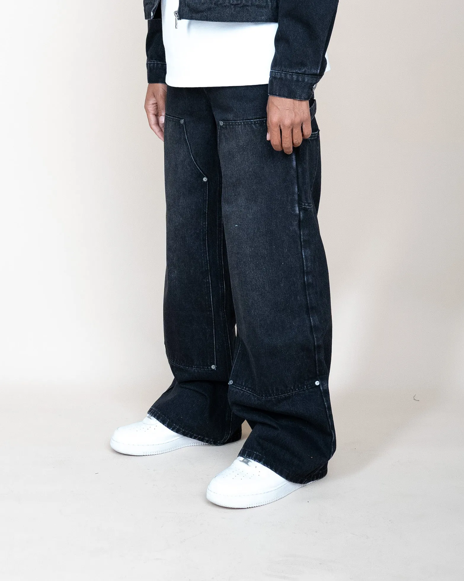 EPTM DOUBLE KNEE PANTS - BLACK