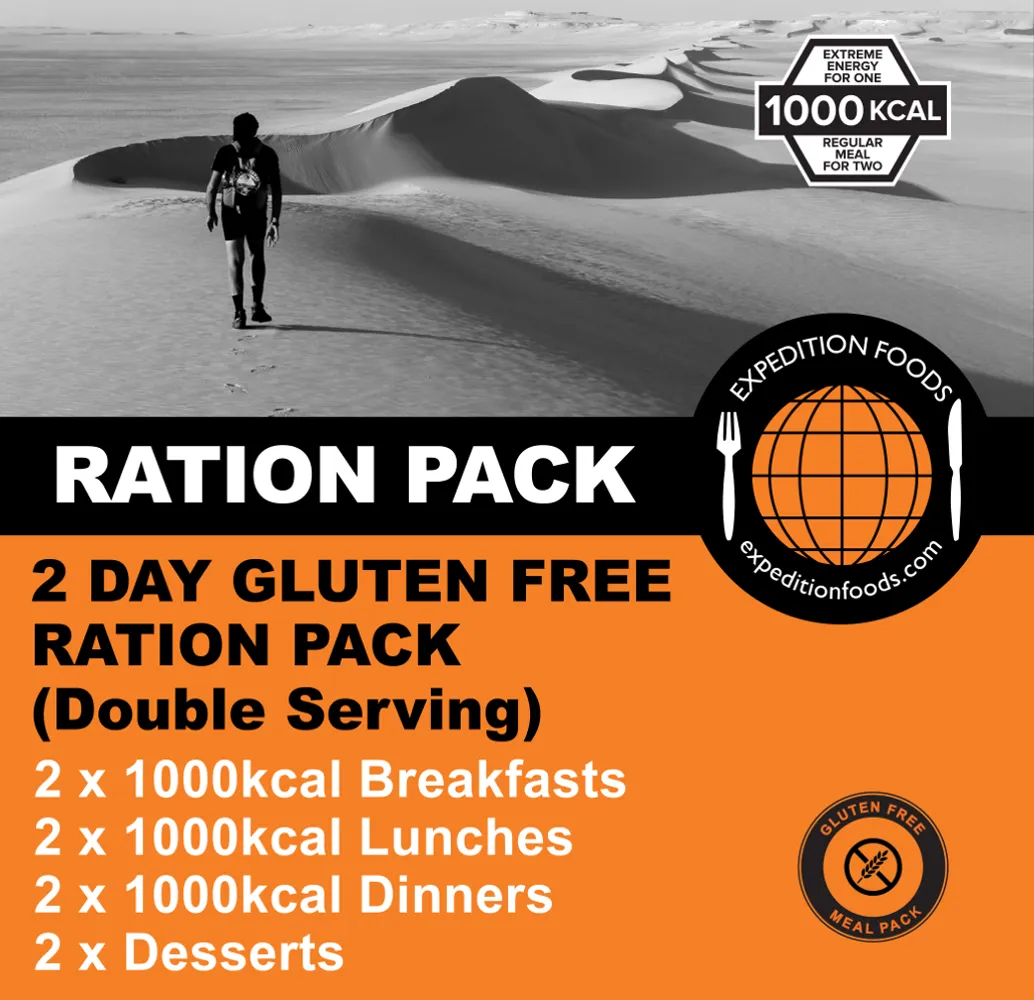 Expedition Foods 2 Day Gluten Free Ration Pack