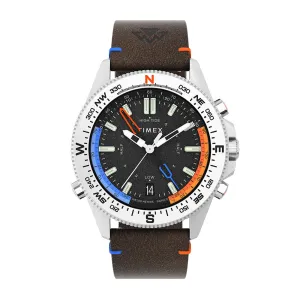 Expedition North Tide Temp  43mm Leather Band