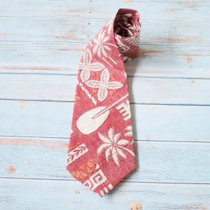 Expedition Red Hawaiian Necktie