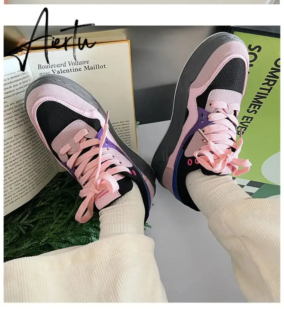 Fashion Summer Women Sneakers All-match Mixed Color Men Running Sports Shoes Platform Rock Casual Ladies Breathable Shoes