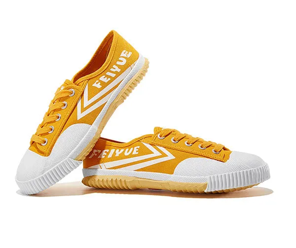 FEIYUE SHANGHAI FE LO 1920 CLASSIC Martial Art / Kung Fu / Wushu / Tai Chi Skate Sports Street Fashion Training Shoes / Sneakers Low Top Size 34-37 Female Youth Adult Yellow