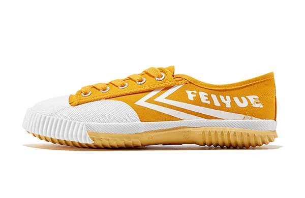 FEIYUE SHANGHAI FE LO 1920 CLASSIC Martial Art / Kung Fu / Wushu / Tai Chi Skate Sports Street Fashion Training Shoes / Sneakers Low Top Size 34-37 Female Youth Adult Yellow