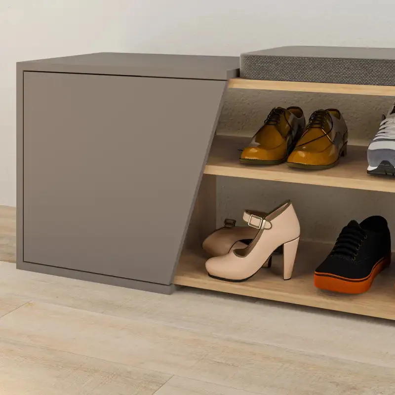 Fiona Shoe Storage With Bench Width 104 cm