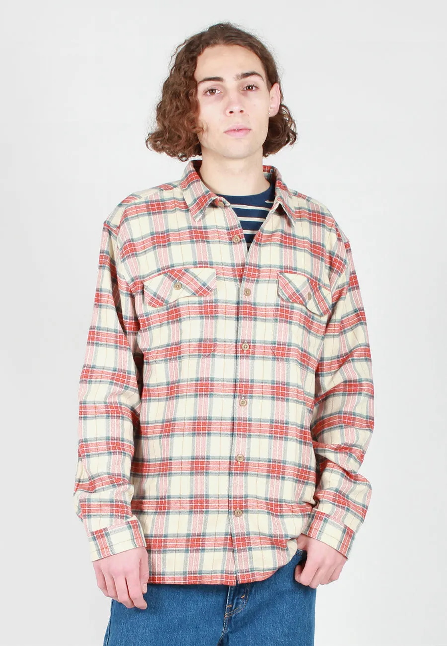 Fjord Flannel Shirt - light sesame plaid