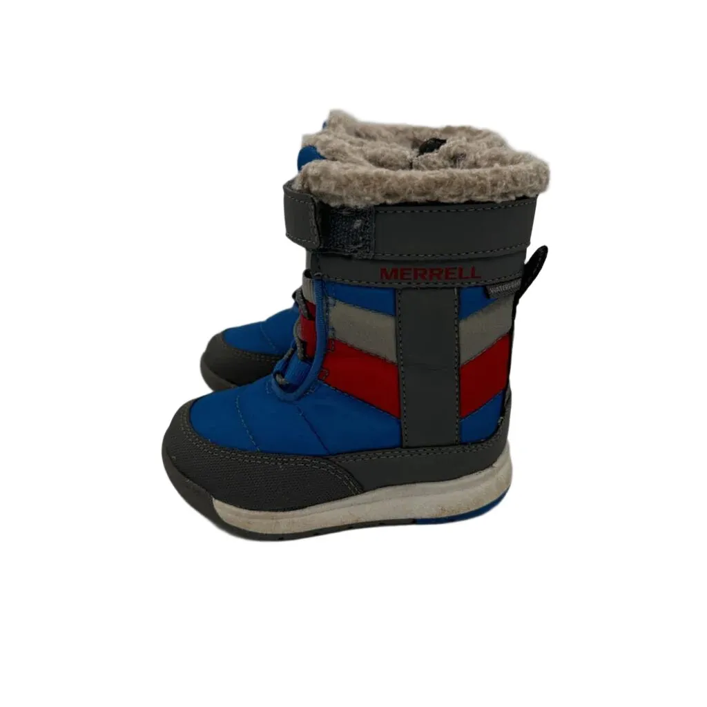 Fleece Lined Zip Up Winter Boots