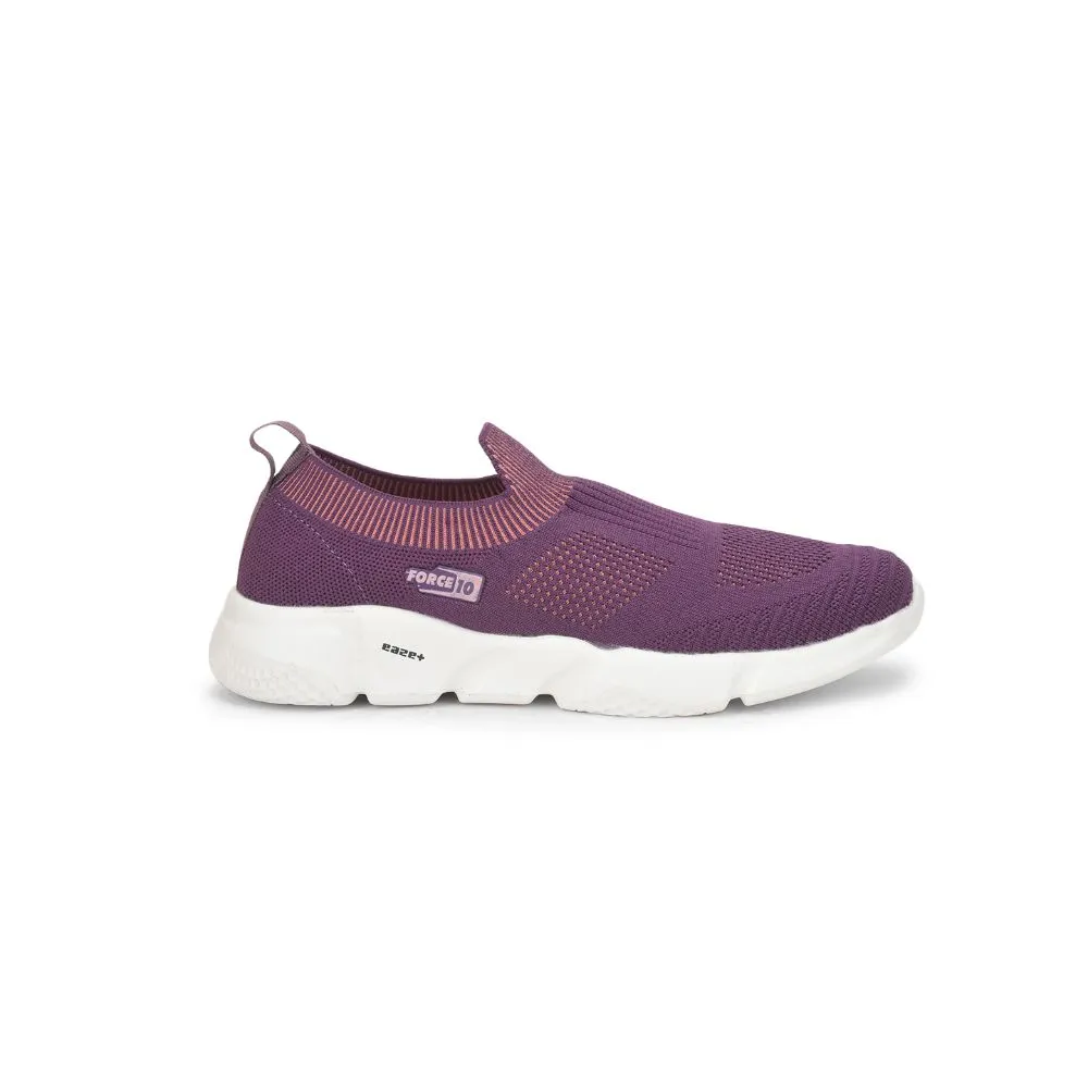 Force 10 Sports Non Lacing Shoe For Ladies (Purple) MAIDEN-E By Liberty