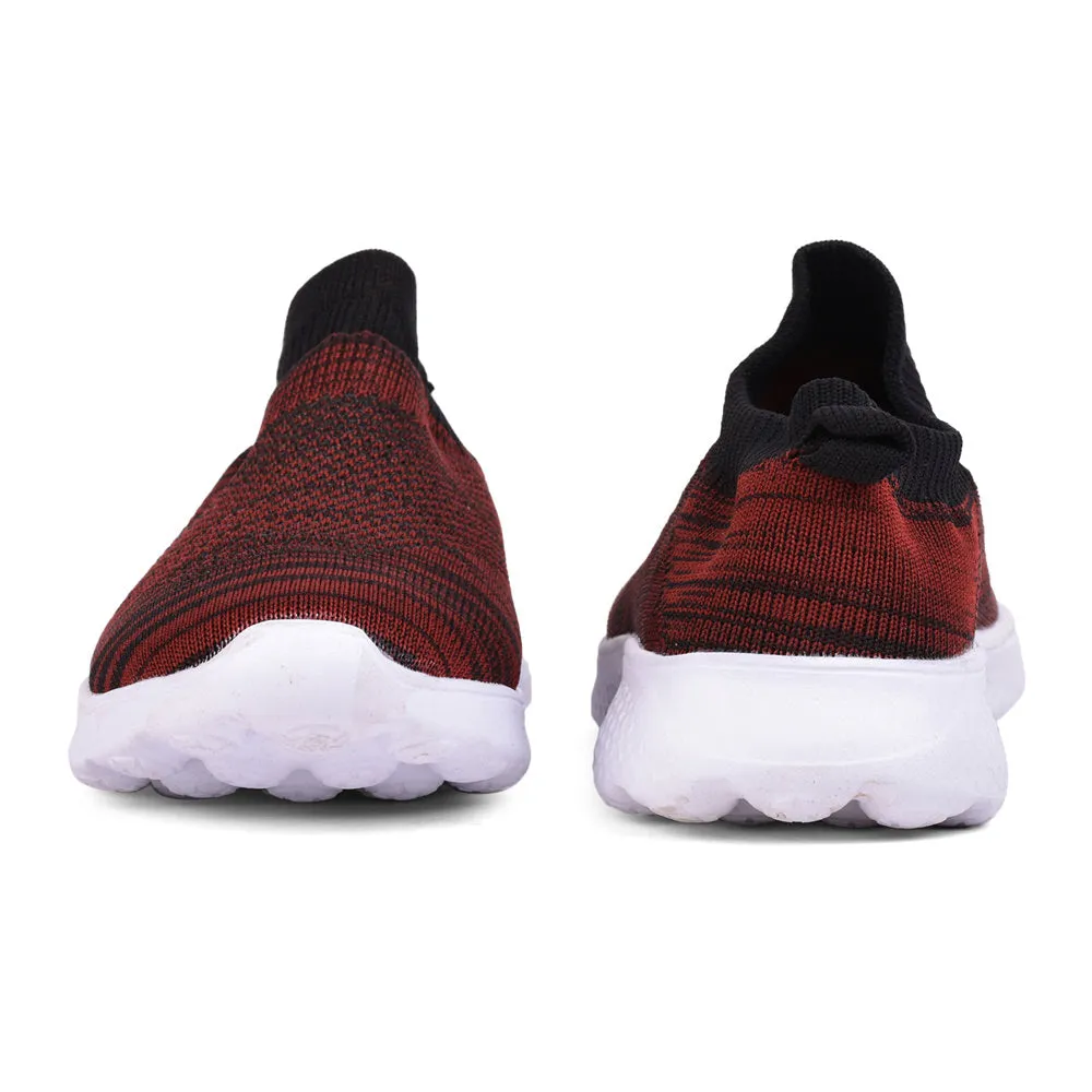 Force 10 Women Maroon Sports Non Lacing Walking Shoes (GARRY )